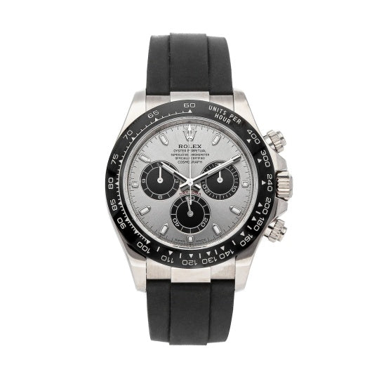 Daytona, cadran en acier or blanc, bracelet Oysterflex 116519ln-0027