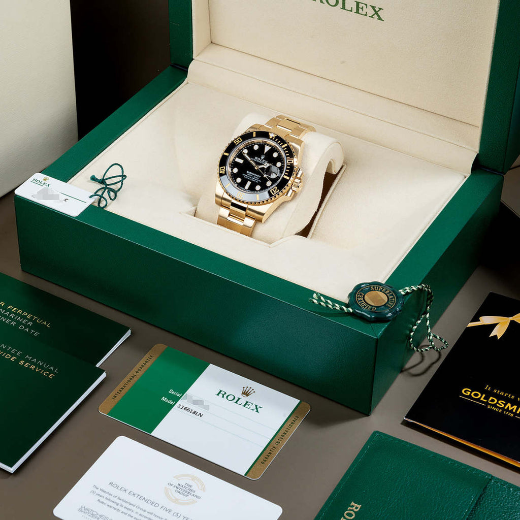 Perpetual Submariner Date 41 mm Cadran bleu Or jaune 126618LB