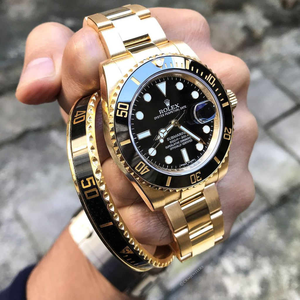 Perpetual Submariner Date 41 mm Cadran bleu Or jaune 126618LB