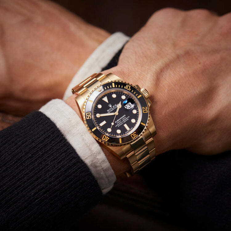Perpetual Submariner Date 41 mm Cadran bleu Or jaune 126618LB